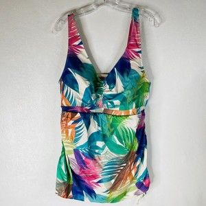 Swim By Cacique Sz 18 Skirted Swimsuit